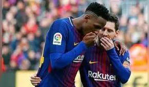 La divertida anécdota de Yerry Mina con Messi y Suárez en Barcelona