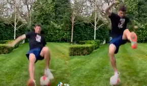 Pulisic se animó a hacer un TikTok, pero terminó en el piso