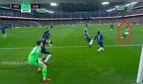 Manchester City vs Chelsea: Sterling apareció sin marca y anotó el 1-0 [VIDEO]