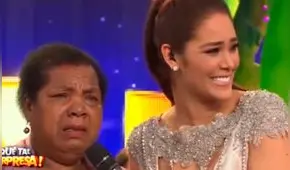 Karen Schwarz: sinceridad de una invitada la sorprendió en su debut en ¡Qué tal sorpresa! [VIDEO] 