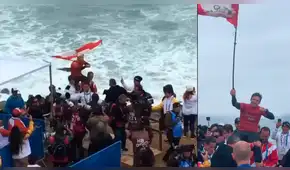 ¡El rey de las olas! Piccolo Clemente es cargado en hombros tras lograr medalla de oro en surf longboard [VIDEO]