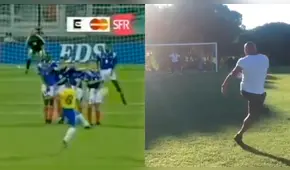 Roberto Carlos repite histórico gol de tiro libre que le hizo a Francia a sus 46 años [VIDEO]