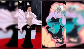 Cardi B es viral en redes por el vestido que usó en los Grammy 2019