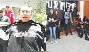 Vizcarra apoya campaña de universitarios en contra de la corrupción [VIDEO]