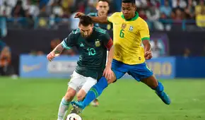 Argentina derrotó por la mínima a Brasil en partido amistoso [RESUMEN]