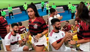 La mejor postal de las semifinales de la Libertadores: hincha del Flamengo le pide matrimonio a su novia [VIDEO]