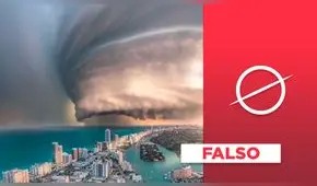 Es falso que video de supuesto huracán sea de la tormenta Dorian en Florida