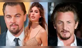 Leonardo DiCaprio protagoniza candentes besos con su novia ante Sean Penn