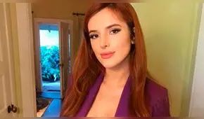 Bella Thorne celebra el éxito de su primer filme para adultos con movimientos eróticos