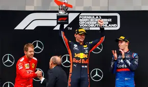 F1: Verstappen triunfa en GP de Alemania ante una inclemente lluvia