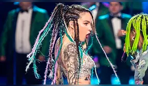Belinda sorprende con tatuajes en todo el cuerpo en los Spotify Awards [FOTOS y VIDEO]