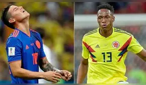James y Mina: los principales ausentes en la convocatoria de la selección colombia