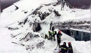 Italia: 29 muertos fue el saldo que dejó el hotel sepultado por avalancha 
