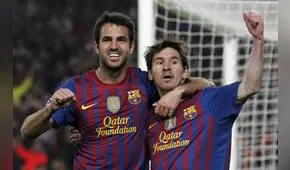 Fábregas sobre Messi: “Me dijo que todo estaba listo con el FC Barcelona”