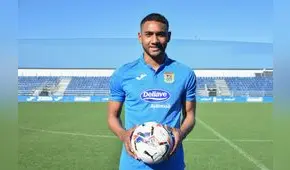 Aldair Fuentes jugó en la derrota del Fuenlabrada ante el Ibiza
