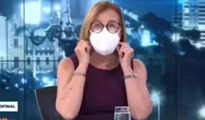 Mónica Delta anuncia que hará sus entrevistas en Punto Final con mascarilla