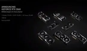 NVIDIA presenta la GeForce RTX 3060, la GPU más barata, en el CES 2021 