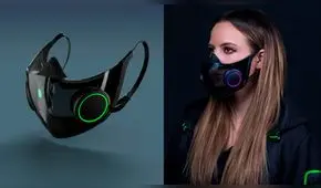 Razer presenta su mascarilla gamer N95 con luces RGB en el CES 2021