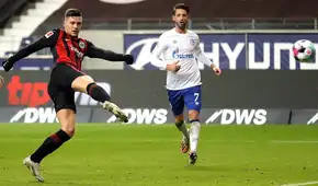 Luka Jović marcó doblete en su primer partido fuera de Real Madrid
