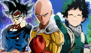 ¡Ni Goku ni Deku! Saitama es elegido como el mejor héroe del anime