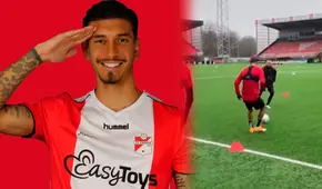 Rhyner cumplió su primer entrenamiento en el FC Emmen de Araujo y Peña