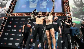 Conor McGregor vs. Dustin Poirier: resultados del pesaje oficial previo a UFC 257