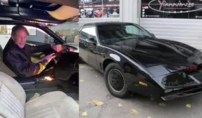 David Hasselhoff vende su auto fantástico en una subasta virtual