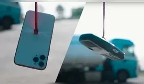 Youtuber tira costoso iPhone con un Nokia 3310 desde 300 metros de altura 