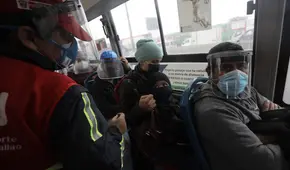 Transportistas que presten protector facial recibirán multa de 220 soles 