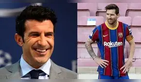 Figo, irónico por el contrato de Messi: “Sus asesores merecen una estatua”
