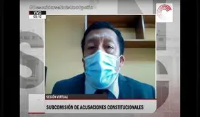 Subcomisión de Acusaciones posterga la votación de informe sobre Alarcón