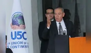 Empresario Oswaldo Hidalgo brinda emotivo mensaje de unión intercontinental