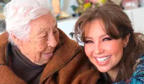 Abuela de Thalía dejó asilo y está al cuidado de su nieta Laura Zapata