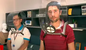 Coronavirus: crean casco de bioseguridad para prevenir contagios