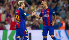 Mascherano dice que apoyará decisión de Messi sobre su futuro en Barcelona