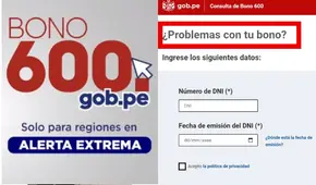 Bono 600: Midis habilita plataforma de consultas y reclamos