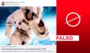 No, documento no prueba que la NASA avale el dióxido de cloro como “antídoto universal”