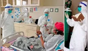 Cajamarca: el padre que lleva un mensaje de esperanza a pacientes COVID-19