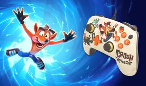 Lanzan mando para Nintendo Switch con temática de Crash Bandicoot