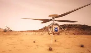 Ingenuity, el primer helicóptero que volará en Marte, ya empieza a funcionar