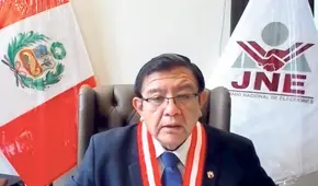 Presidente del JNE: “Pedidos de nulidad deberían ser analizados públicamente”