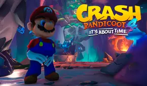 Crash Bandicoot 4: crean divertido mod que te permite jugar como Mario Bros