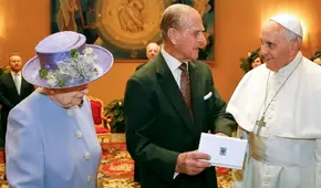 Francisco da pésame a reina Isabel II: “Triste por la muerte de su esposo”