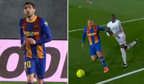 Sergi Roberto cuestionó que no se haya usado el VAR en el clásico