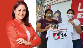 Aneth Acosta no logró ingresar al Congreso pero agradeció a sus partidarios