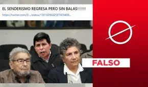 Foto de Pedro Castillo con Abimael Guzmán y Elena Iparraguirre es falsa