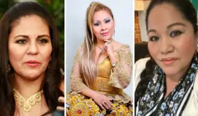Dina Páucar y Sonia Morales se despiden de Amapolita de Arahuay