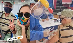 Luis Ángel ‘Rulito’ Pinasco recibe primera dosis de vacuna contra COVID-19