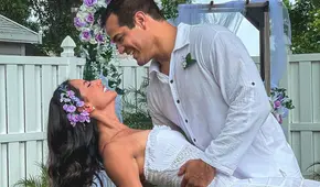 Ernesto Jiménez y Antonella Bacco comparten fotos de su matrimonio en EE. UU.