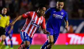 Cruz Azul venció 3-2 a San Luis y se mantiene como único líder de la Liga MX 2021
